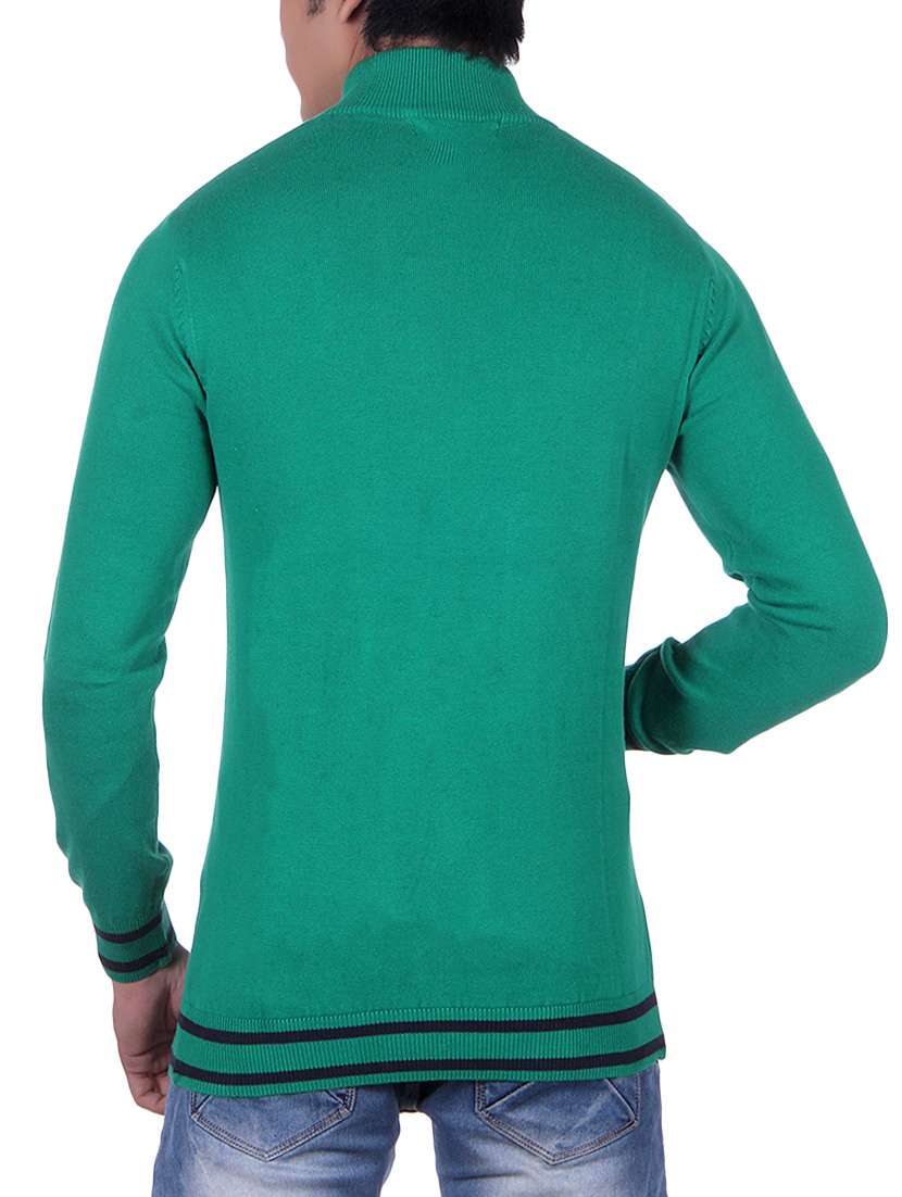green cotton pullover - 14314788 - Standard Image - 2
