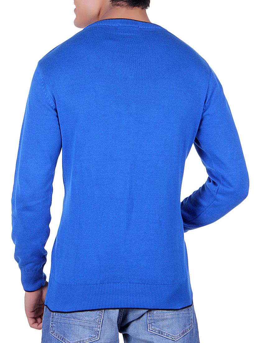 blue cotton pullover - 14314790 - Standard Image - 2