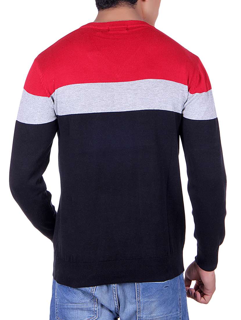 navy blue cotton pullover - 14314798 - Standard Image - 2