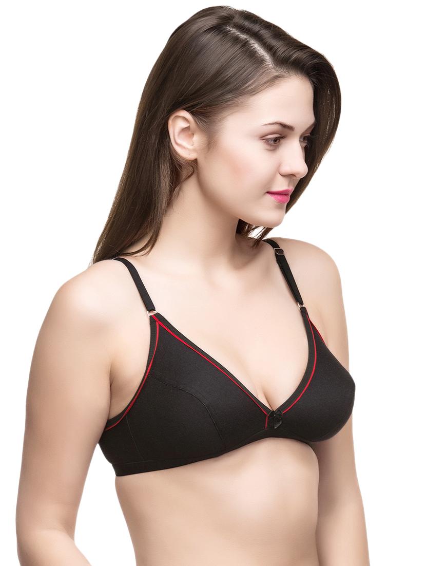 set of 2 bow patch bra - 14318324 - Standard Image - 2