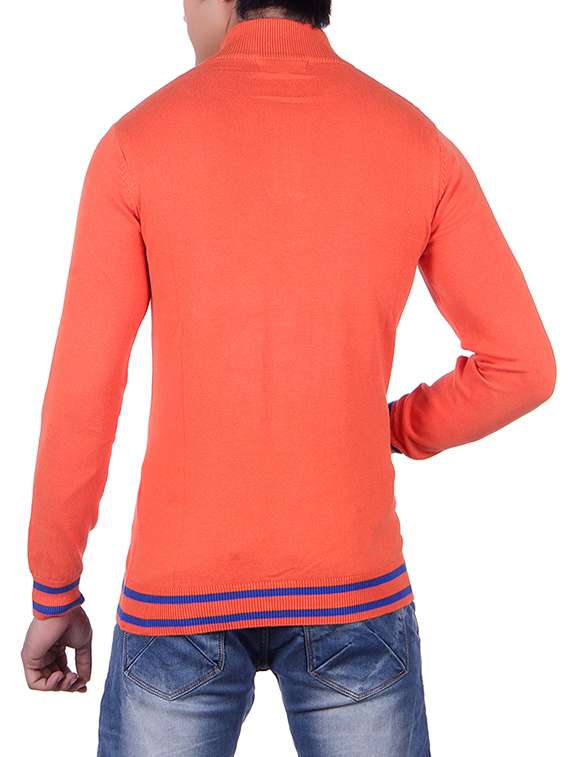 orange cotton pullover - 14319916 - Standard Image - 2