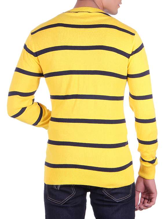 yellow cotton pullover - 14319921 - Standard Image - 2