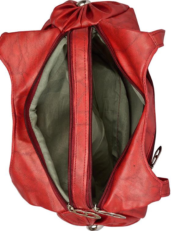 red leatherette handbag - 14326445 - Standard Image - 2