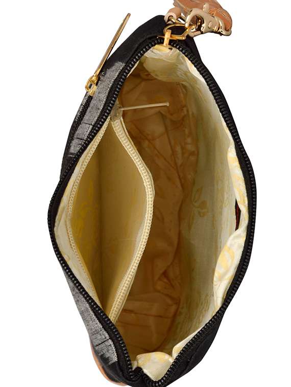 black satin sling bag - 14326455 -  Standard Image - 2