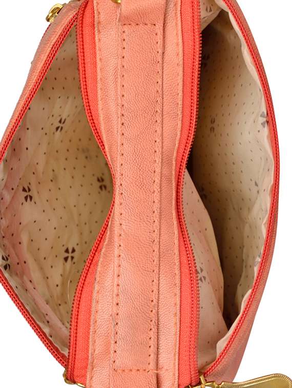 pink leatherette regular sling bag - 14326466 - Standard Image - 2