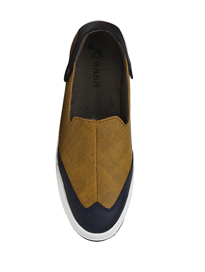 tan leatherette casual slipon - 14327942 - Standard Image - 2
