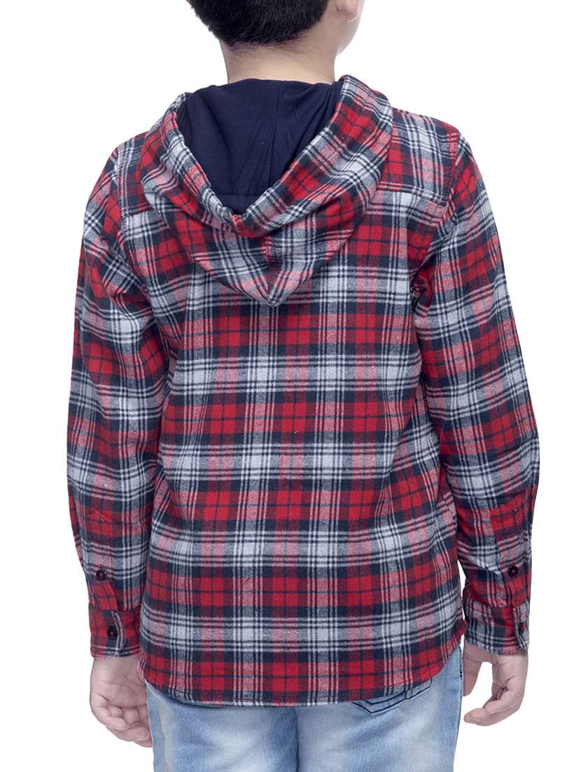 roll up sleeve checkered shirt - 14328212 -  Standard Image - 2