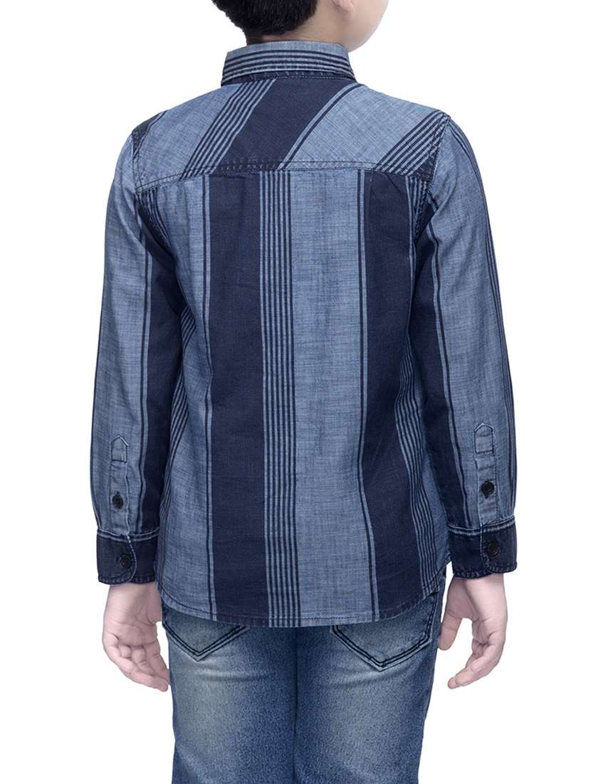 blue cotton shirt - 14328218 -  Standard Image - 2