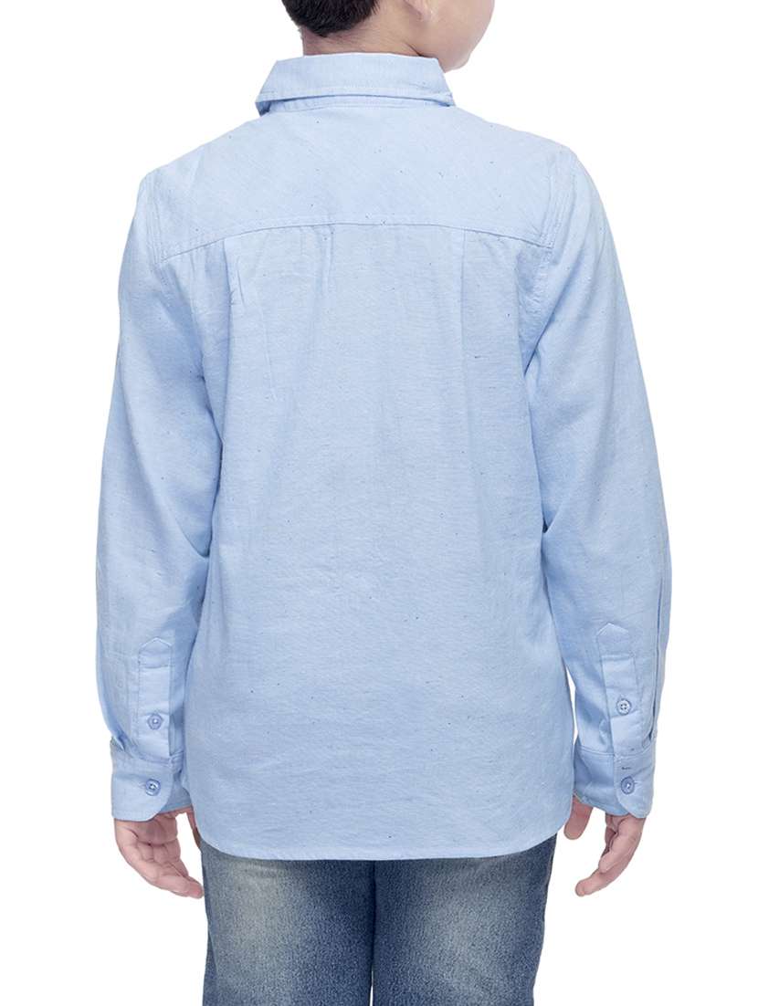 blue cotton shirt - 14328222 - Standard Image - 2