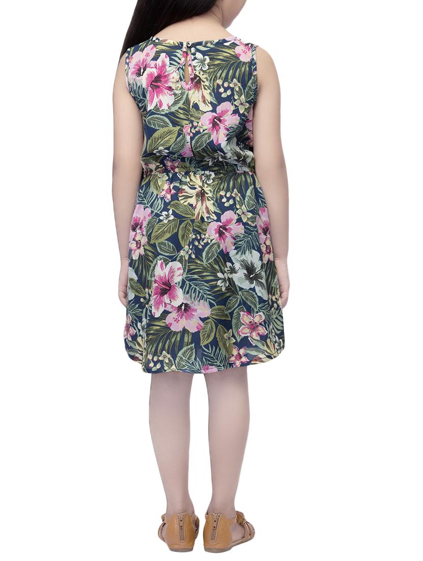 multi colored polyester frock - 14328238 - Standard Image - 2