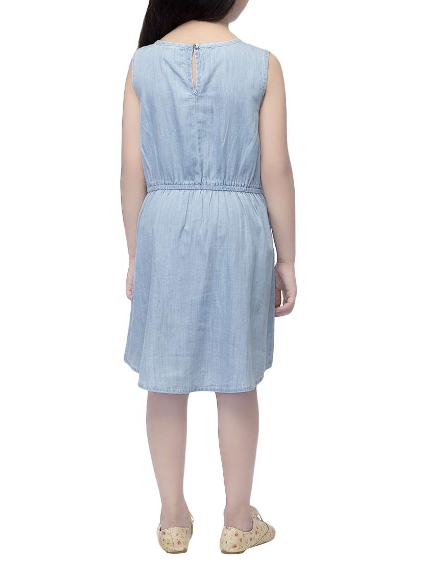 blue cotton frock - 14328253 - Standard Image - 2