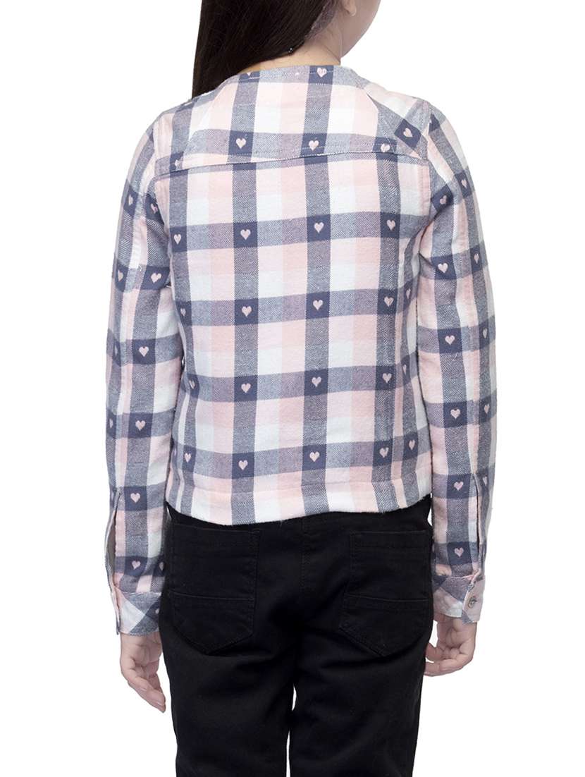 blue colored cotton jacket - 14328278 -  Standard Image - 2