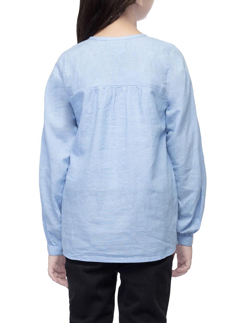 blue cotton top - 14328314 - Standard Image - 2
