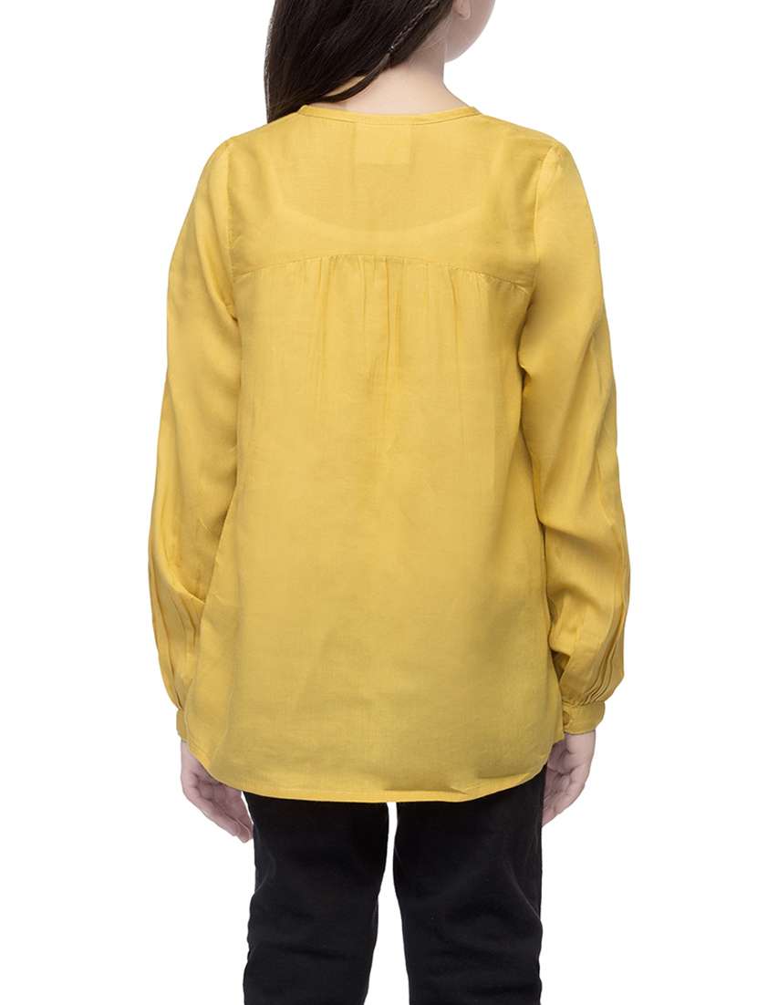 yellow cotton top - 14328315 - Standard Image - 2