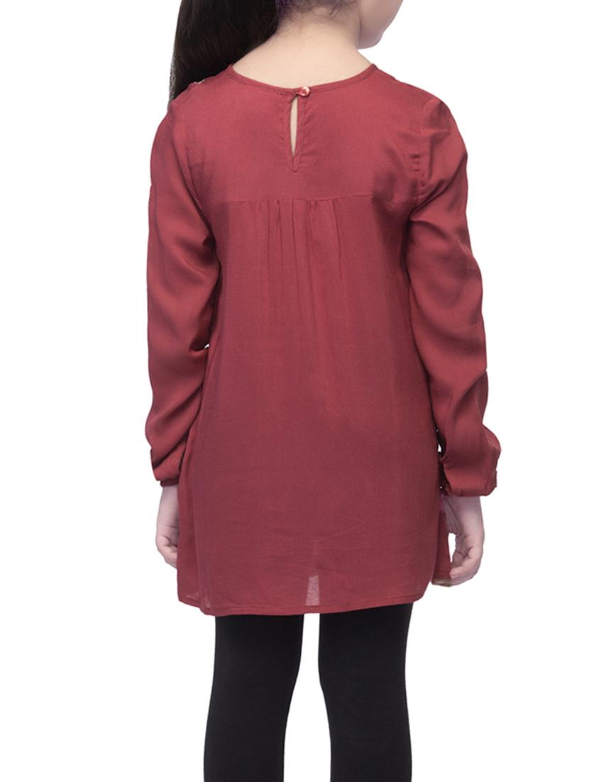 red viscose top - 14328323 - Standard Image - 2
