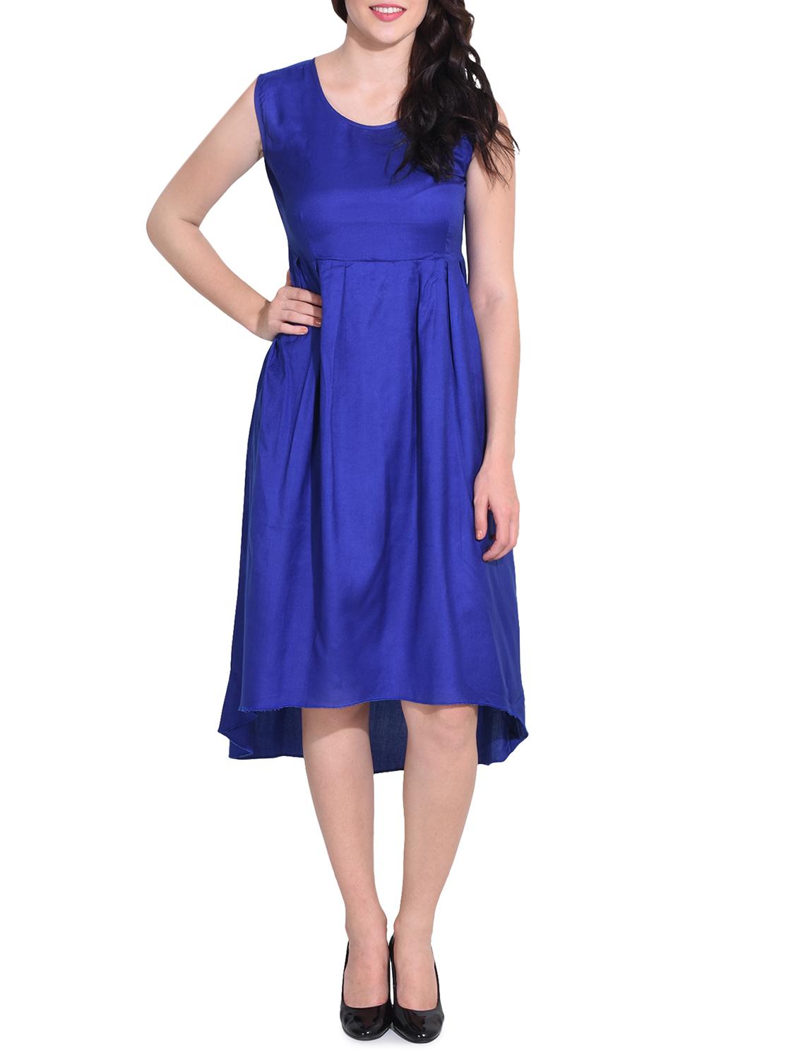 women's high low solid dress - 14329236 -  Zoom Image - 0