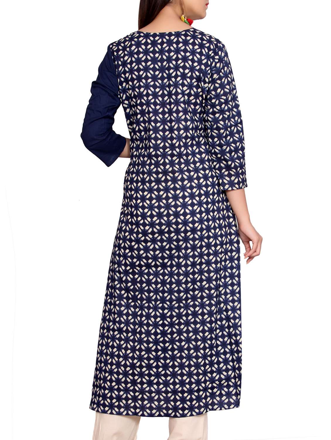 women's straight kurta - 14329448 -  Standard Image - 2