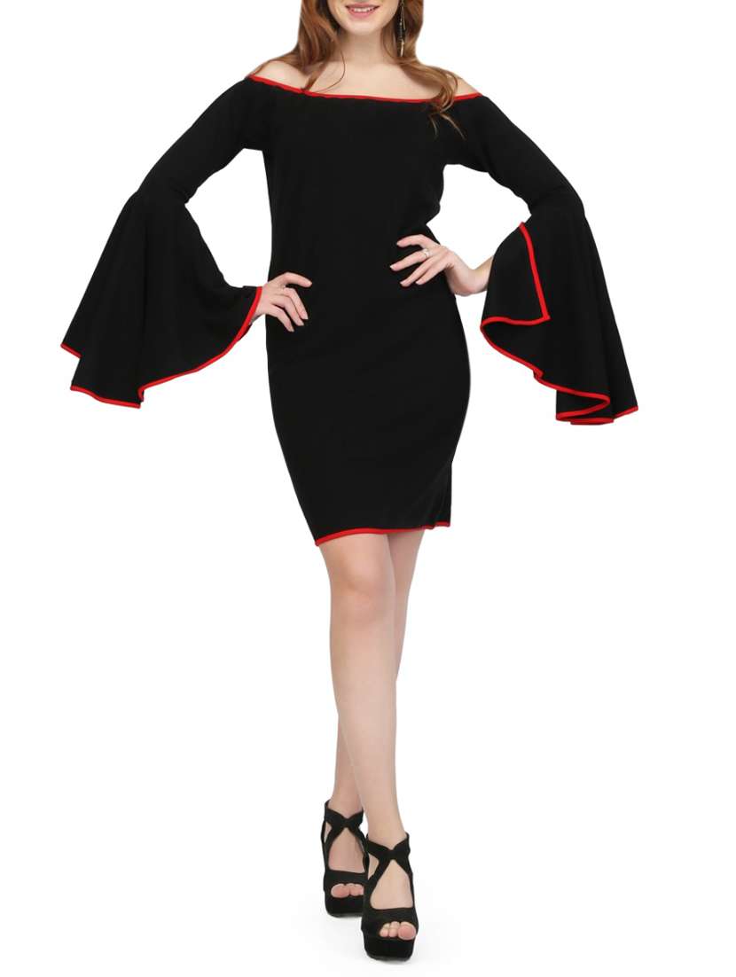 women's bodycon solid dress