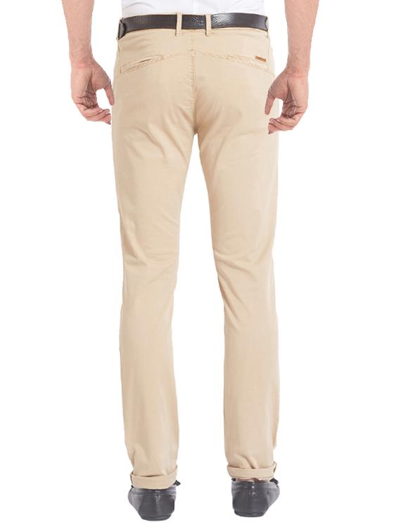 beige cotton chinos casual trousers - 14331978 - Standard Image - 2
