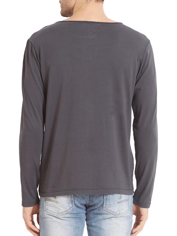 grey cotton t-shirt - 14332146 - Standard Image - 2