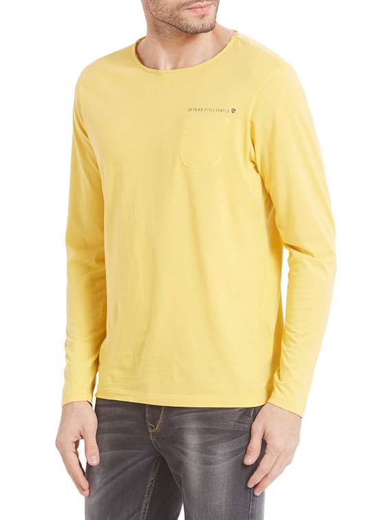 yellow cotton t-shirt - 14332149 -  Standard Image - 2