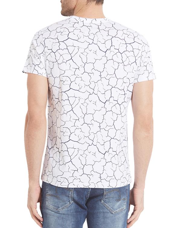 monochrome white cotton t-shirt - 14332177 - Standard Image - 2