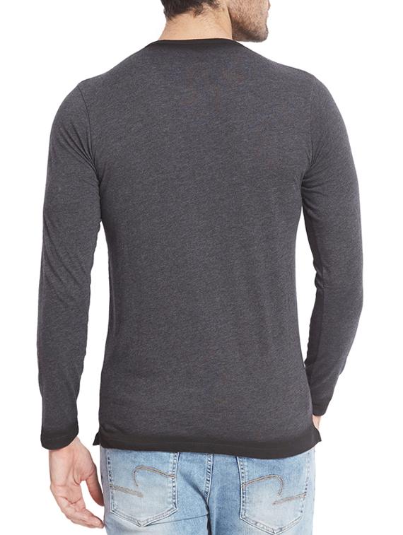 grey cotton t-shirt - 14332213 - Standard Image - 2