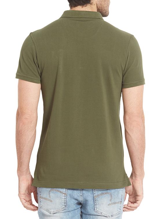 green cotton t-shirt - 14332219 - Standard Image - 2