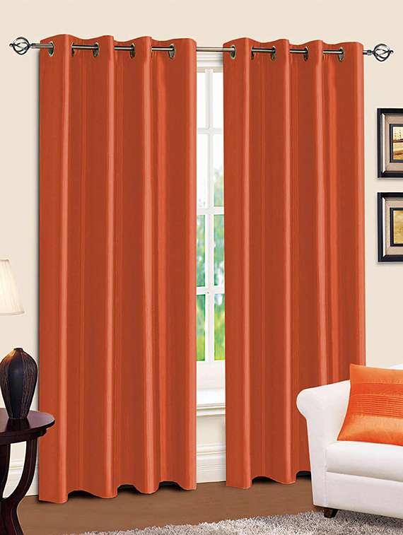 polyester set of 2 door curtain