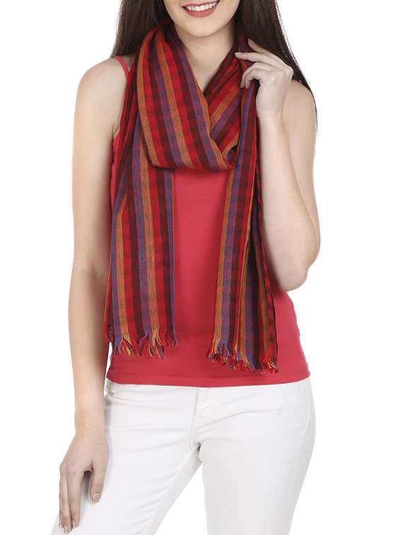 multi colored woollen stole