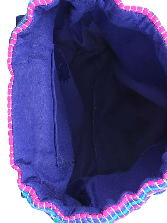 blue  cotton fashion backpack - 14349304 -  Standard Image - 2