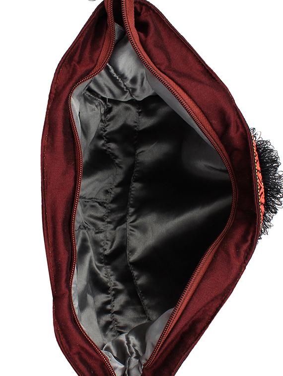 brown silk handbag - 14349309 - Standard Image - 2