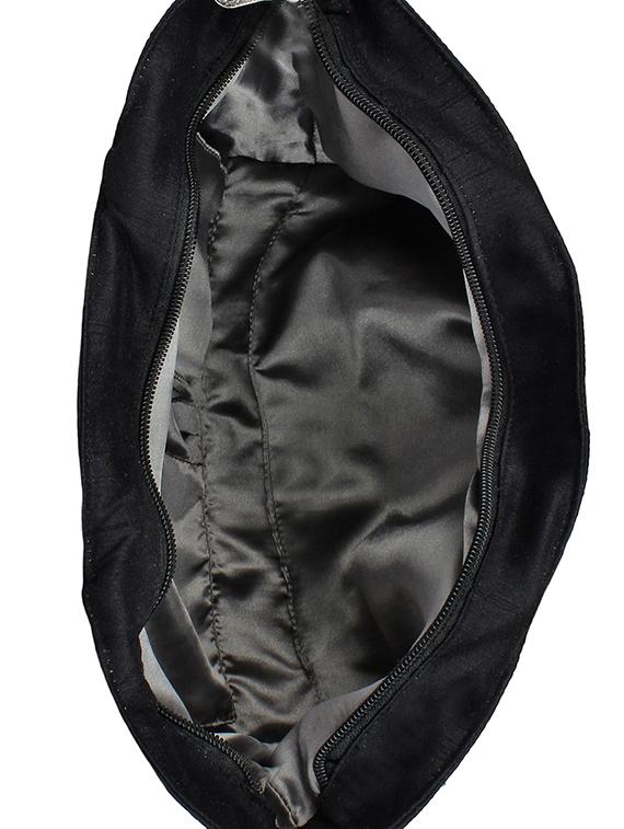 black silk handbag - 14349311 - Standard Image - 2