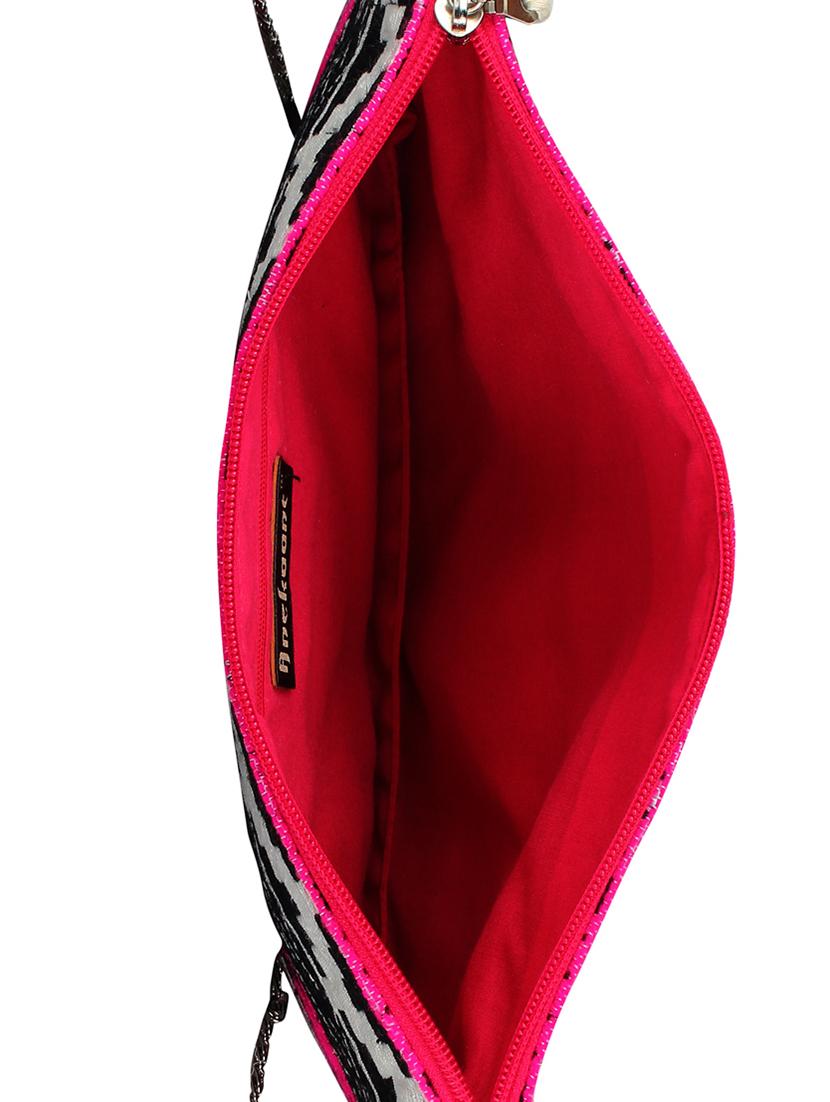 pink cotton sling bag - 14349329 - Standard Image - 2
