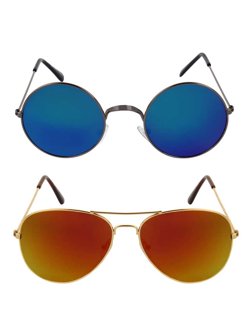 zyaden combo of 2 sunglasses
