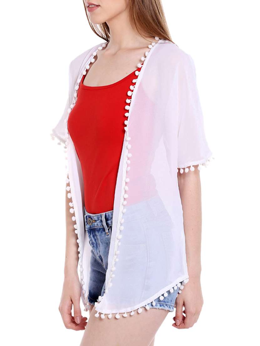 white regular shrug - 14355507 - Standard Image - 2