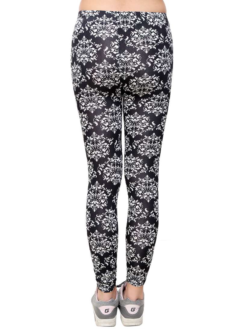 black poly spandex leggings - 14356316 -  Standard Image - 2