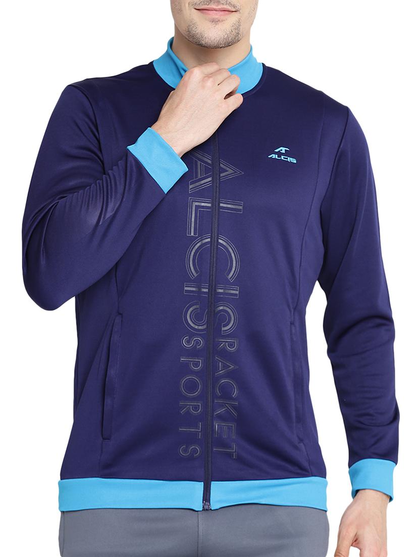 dark blue polyester bomber jacket - 14359038 - Zoom Image - 0