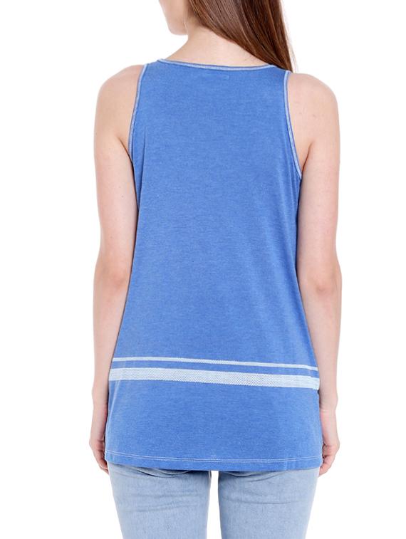 blue cotton tank top - 14367851 - Standard Image - 2