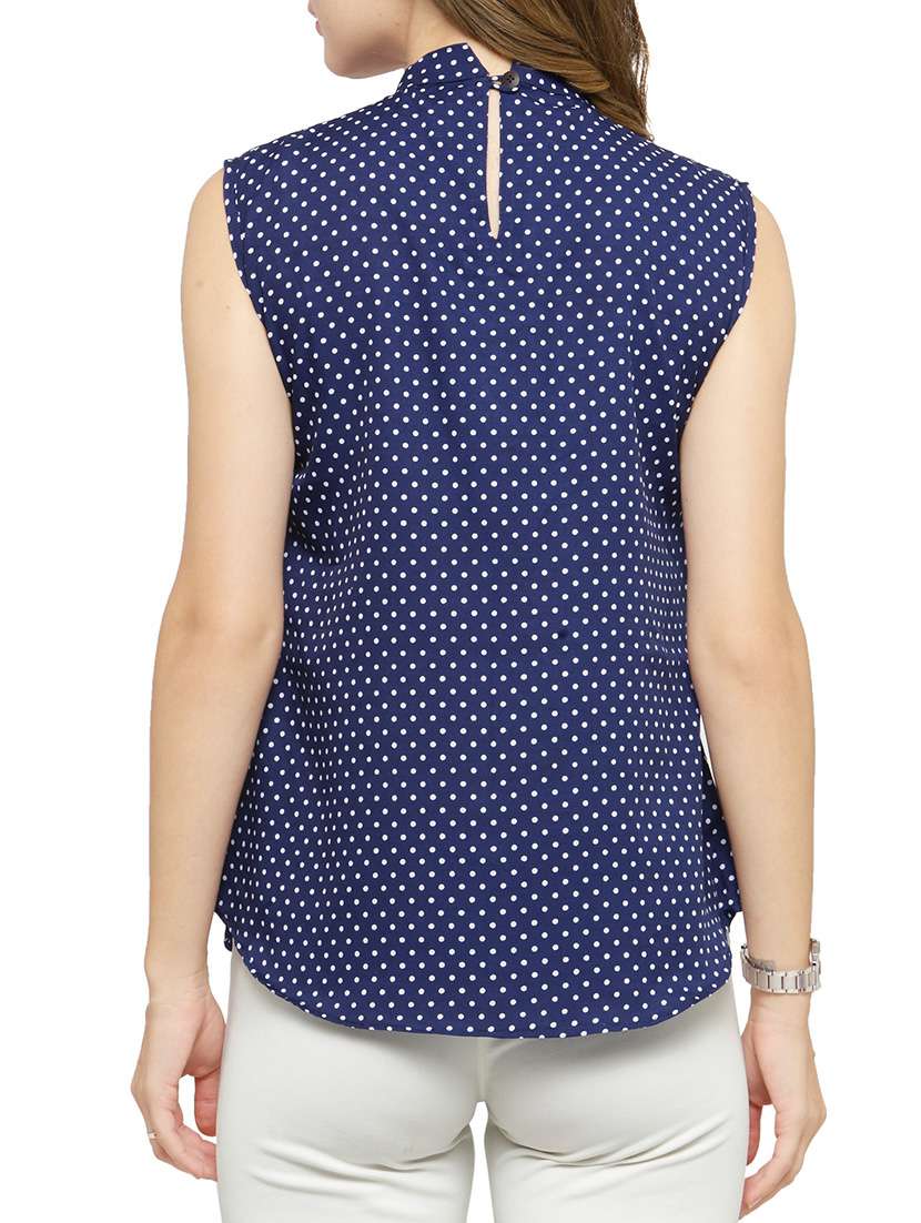 women's straight key hole neck top - 14371130 -  Standard Image - 2