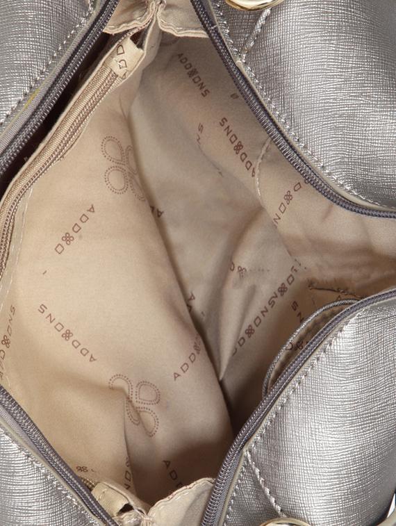 metallic leatherette handbag - 14373276 - Standard Image - 2