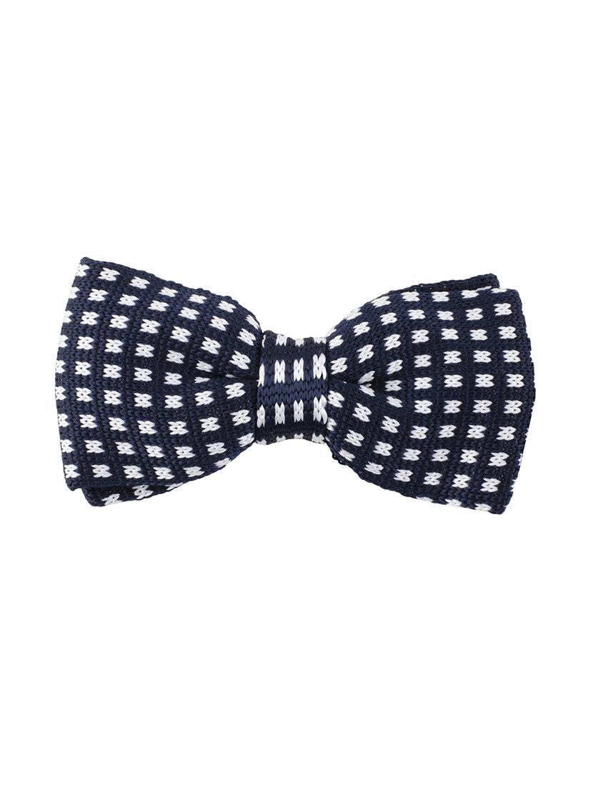 blue micro fibre bow tie - 14375066 - Zoom Image - 0