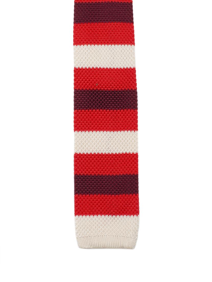 red micro fibre tie - 14375190 - Standard Image - 2