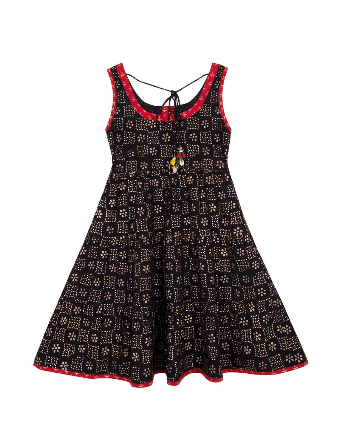 black cotton frock