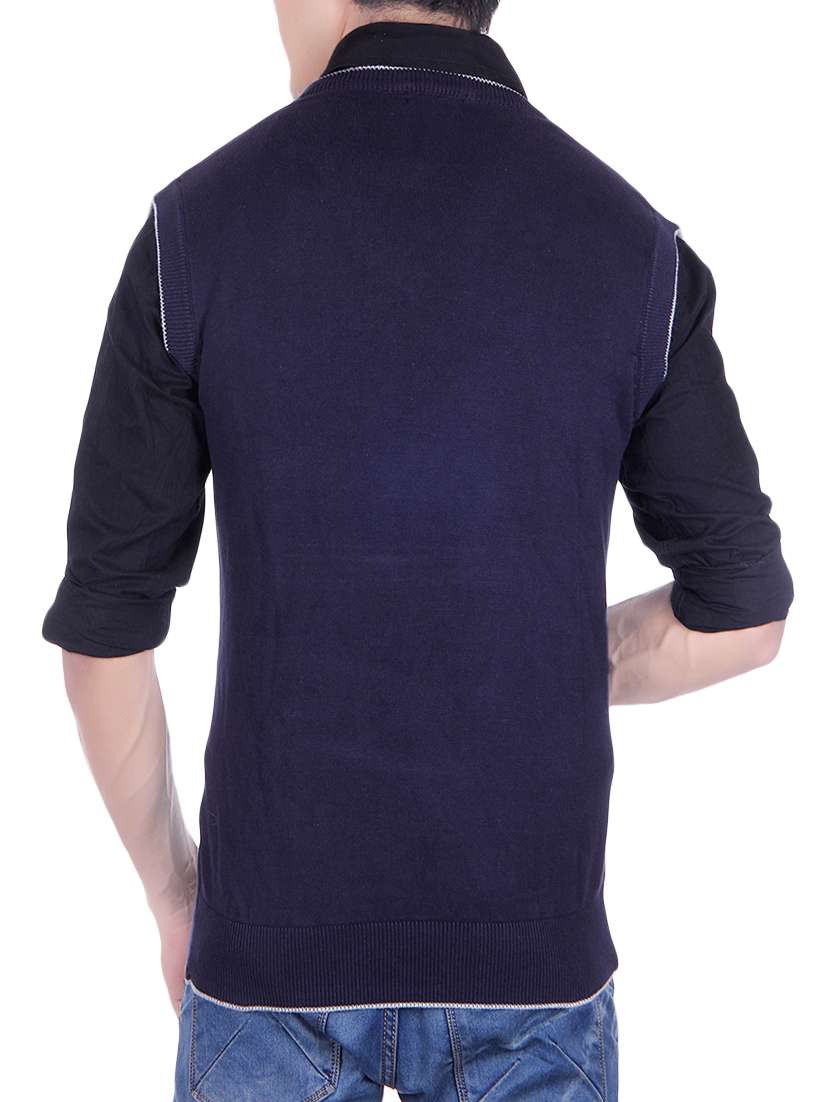 navy blue cotton pullover - 14381033 -  Standard Image - 2