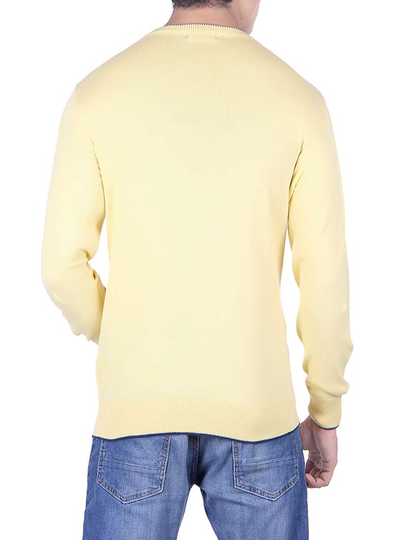 yellow solid pullover - 14381043 -  Standard Image - 2