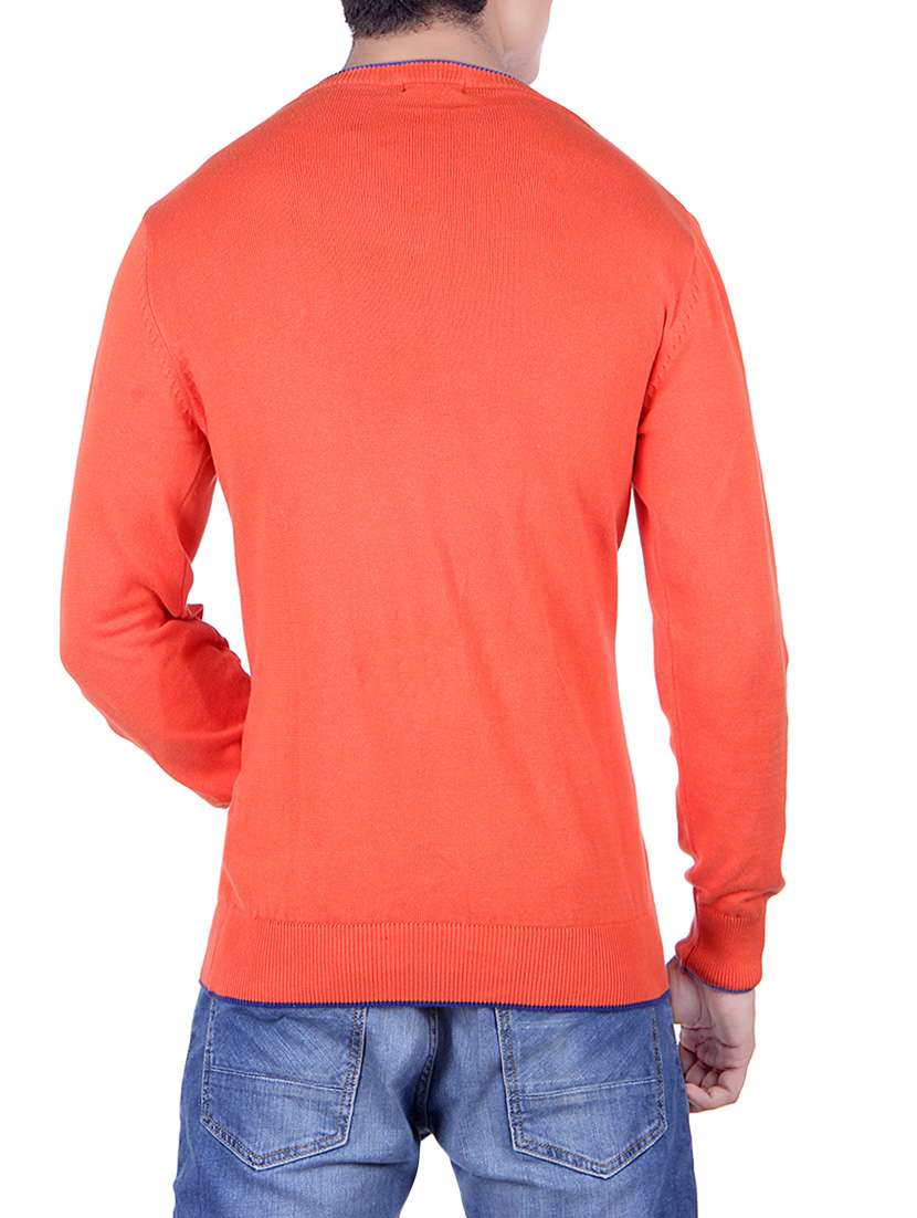 orange cotton pullover - 14381044 -  Standard Image - 2