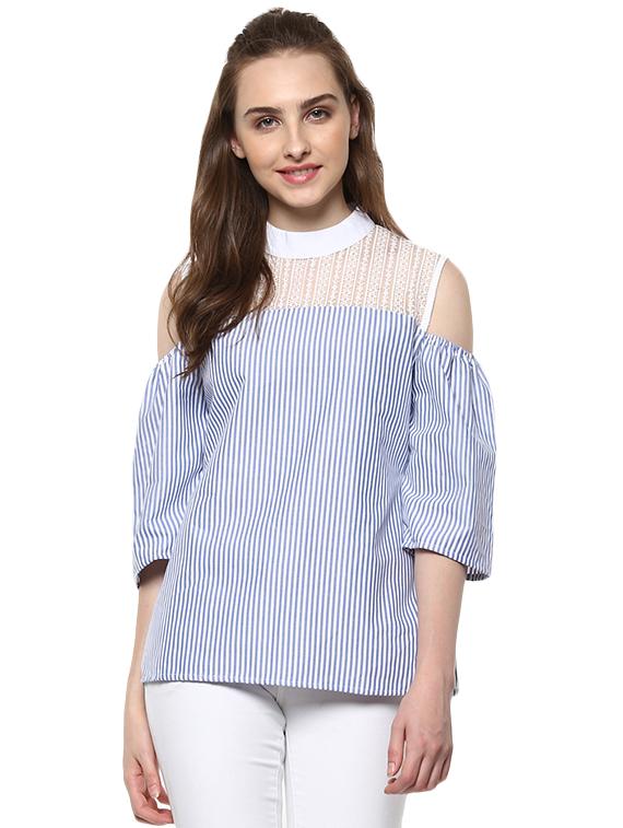 women's straight mock neck top - 14381053 - Zoom Image - 0