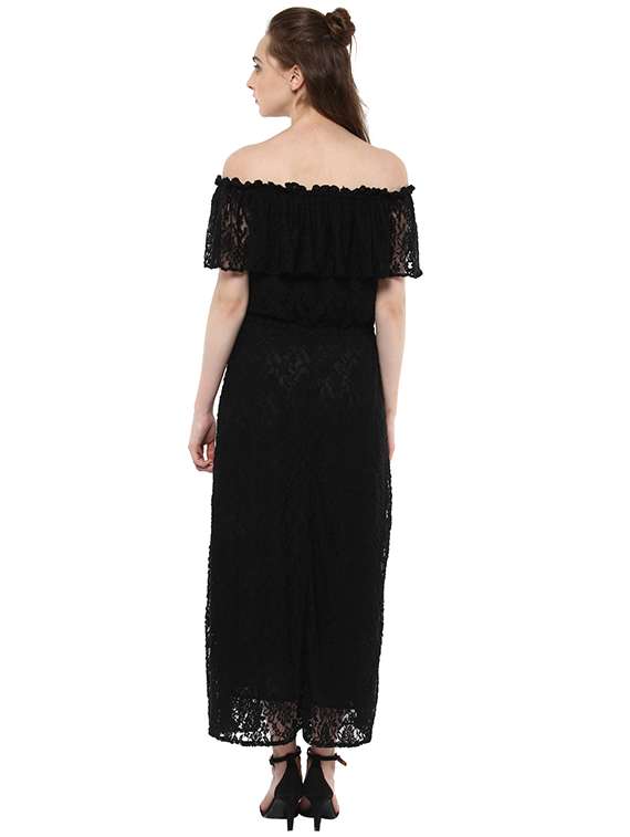 black lace dress - 14381065 -  Standard Image - 2