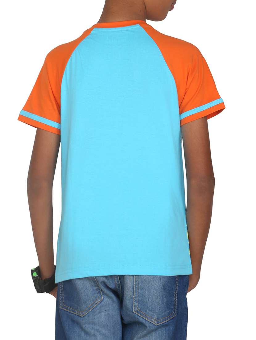 raglan sleeved graphic print t-shirt - 14387510 - Standard Image - 2